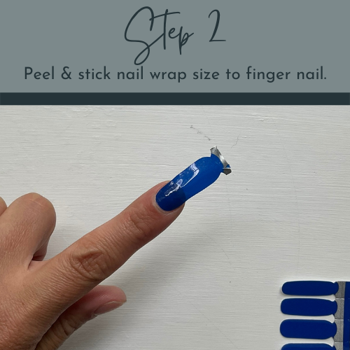 how to apply nail wraps, nail wrap tips, peel and stick nail wrap to fingernail, nail wrap sticker