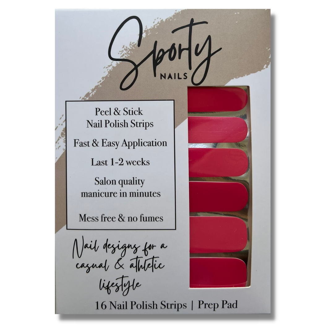 The most gorgeous rosey colored nail polish strips.  Perfect for those wanting something a little less than red but warmer than pink.  This rose pink color is warm and oh so pretty and it will set off any outfit you wear!  Wholesale Nail Wraps. 