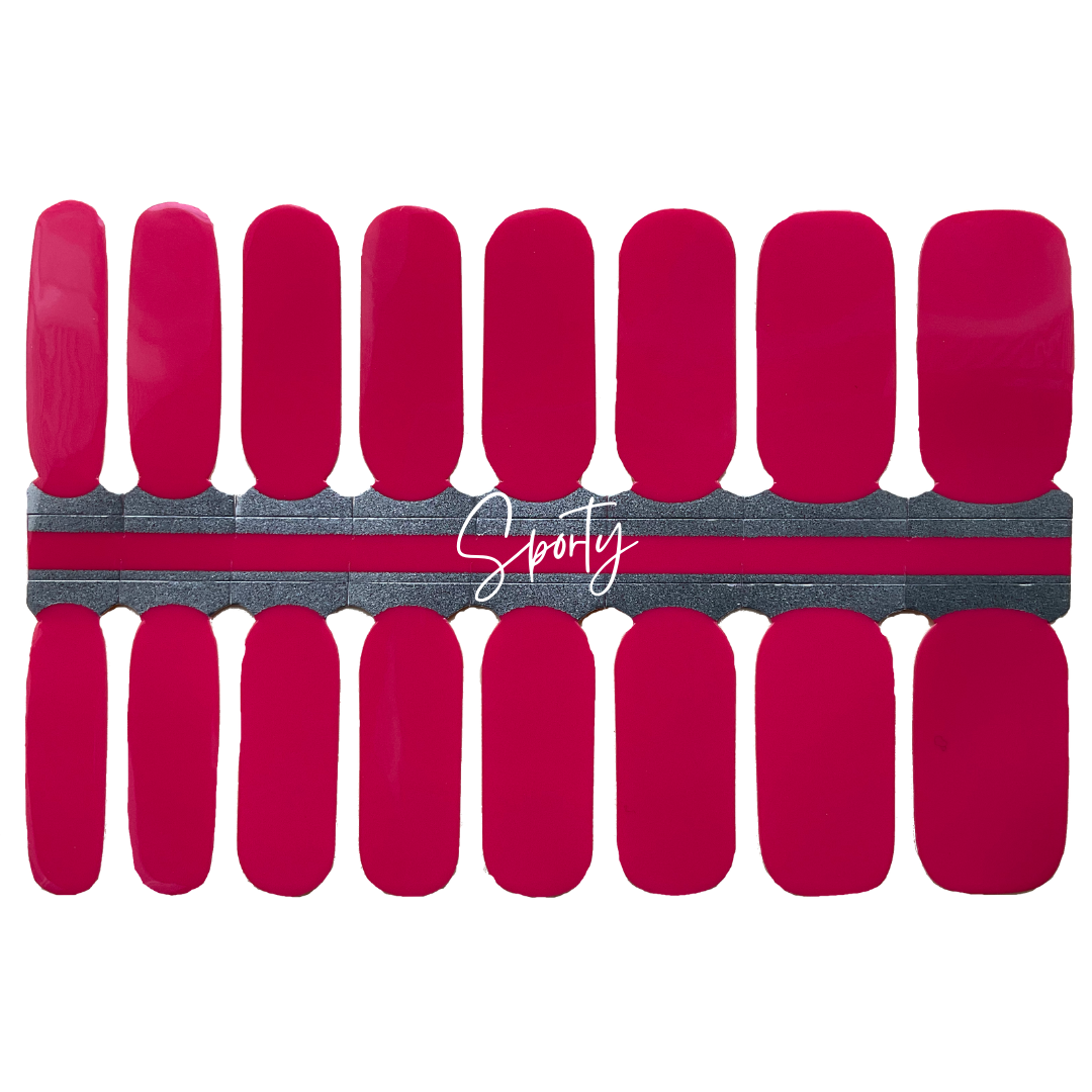 red nail wraps red-pink nail wraps solid nail wraps everyday nails